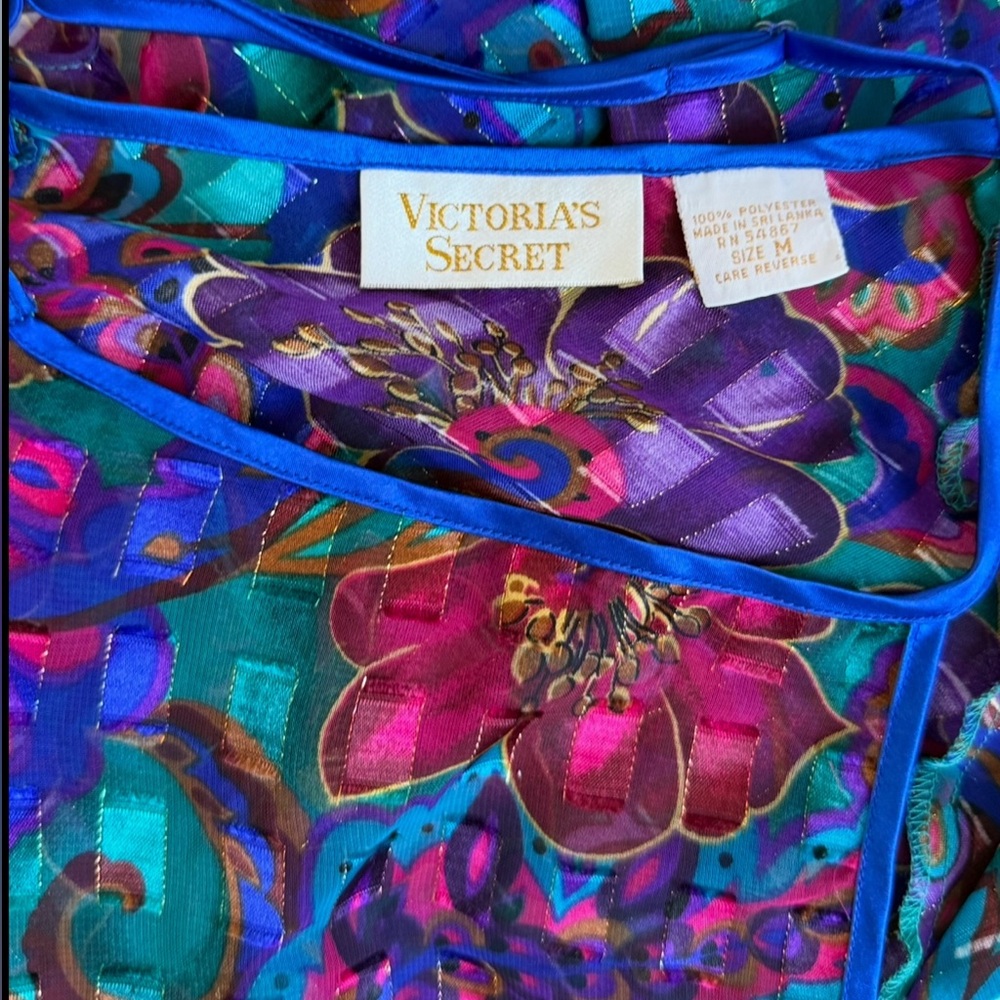 Rare Vintage Victoria’s Secret Gold Label Sheer Teddy Lingerie Floral Size M - Picture 4 of 7